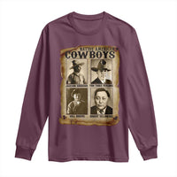 Native American Cowboy Legends Long Sleeve Shirt Vintage Western Rodeo - Wonder Print Shop
