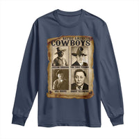 Native American Cowboy Legends Long Sleeve Shirt Vintage Western Rodeo - Wonder Print Shop
