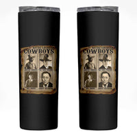 Native American Cowboy Legends Skinny Tumbler Vintage Western Rodeo - Wonder Print Shop