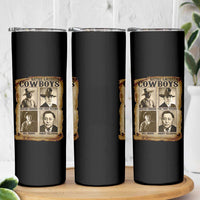 Native American Cowboy Legends Skinny Tumbler Vintage Western Rodeo - Wonder Print Shop