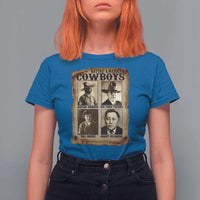 Native American Cowboy Legends T Shirt For Women Vintage Western Rodeo - Wonder Print Shop