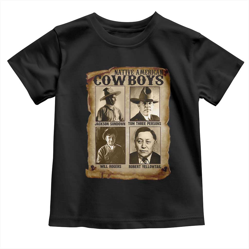 Native American Cowboy Legends Toddler T Shirt Vintage Western Rodeo - Wonder Print Shop