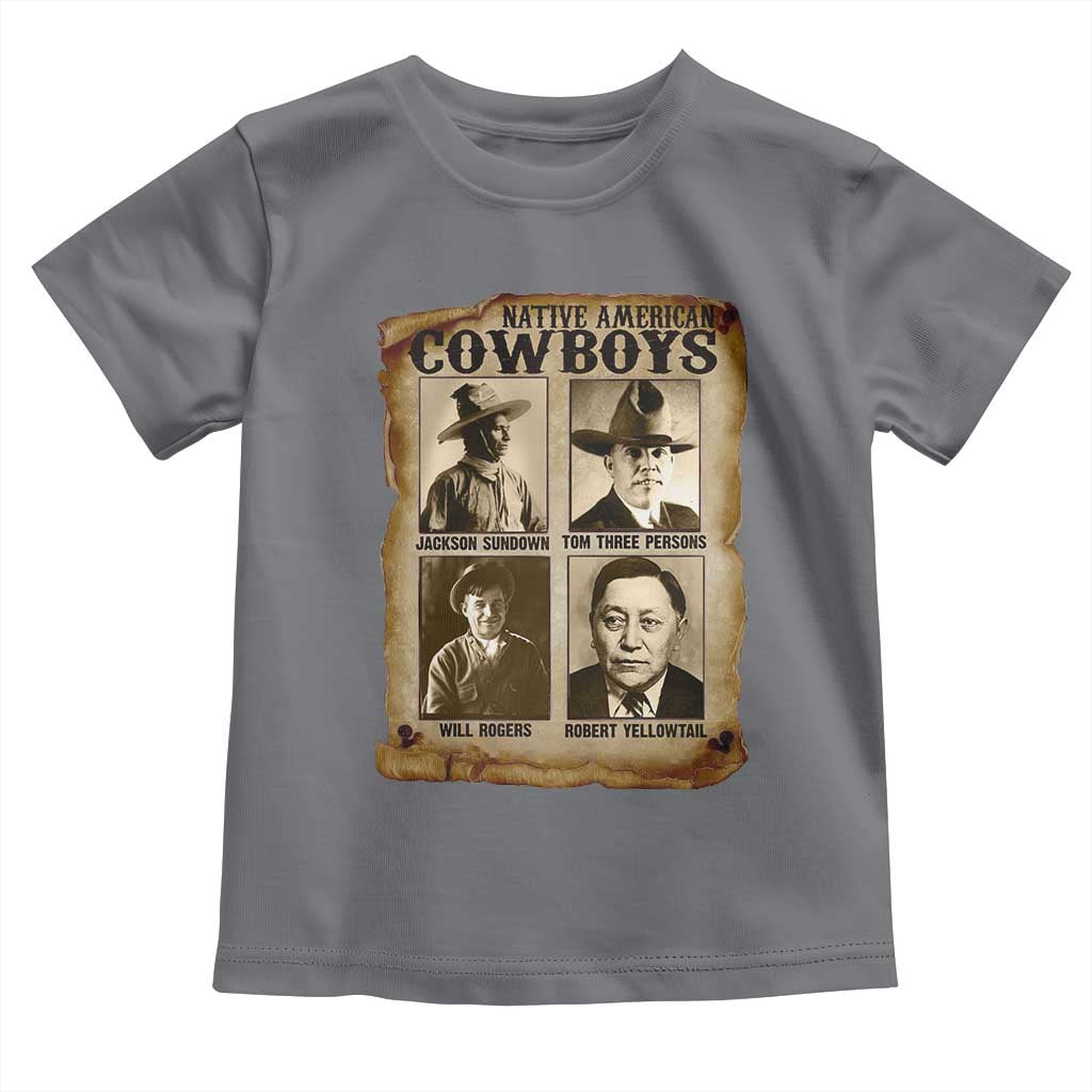 Native American Cowboy Legends Toddler T Shirt Vintage Western Rodeo - Wonder Print Shop