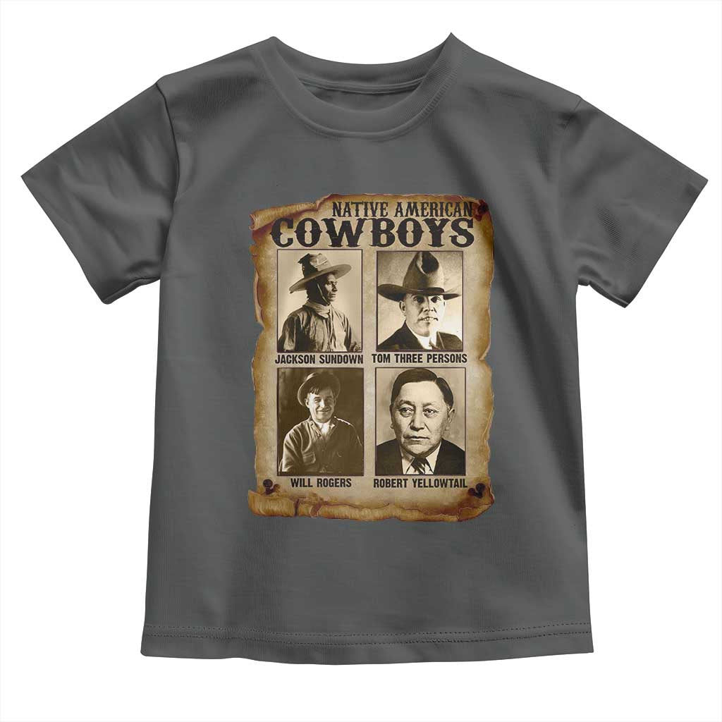 Native American Cowboy Legends Toddler T Shirt Vintage Western Rodeo - Wonder Print Shop