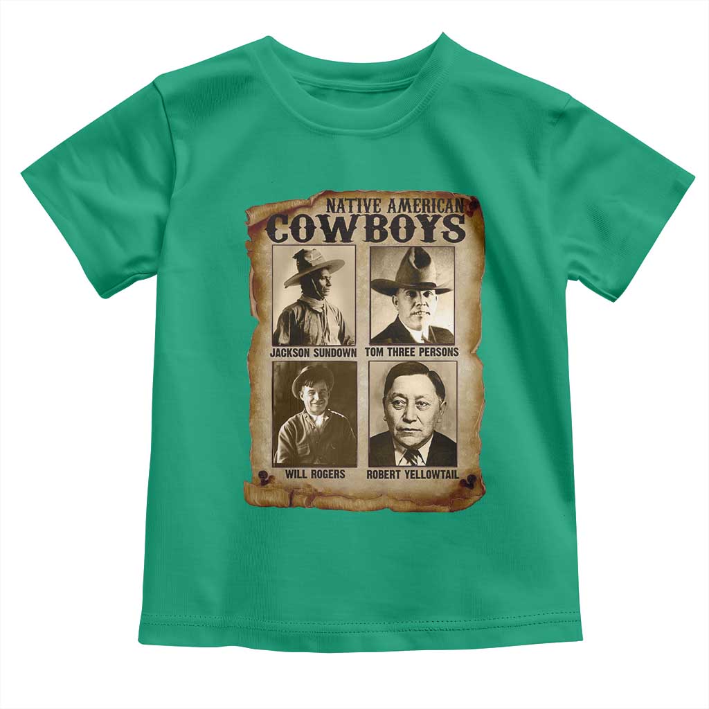 Native American Cowboy Legends Toddler T Shirt Vintage Western Rodeo - Wonder Print Shop