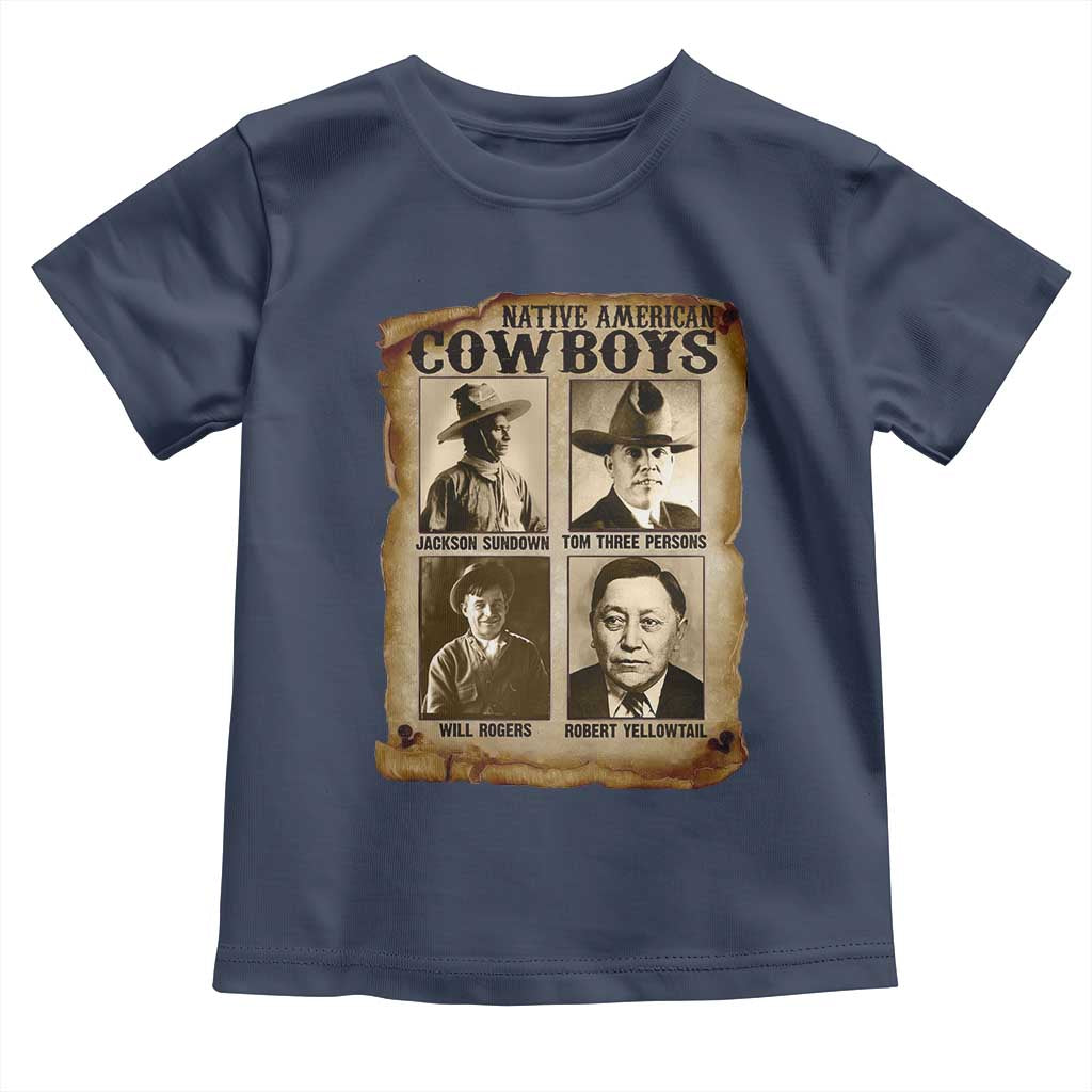Native American Cowboy Legends Toddler T Shirt Vintage Western Rodeo - Wonder Print Shop