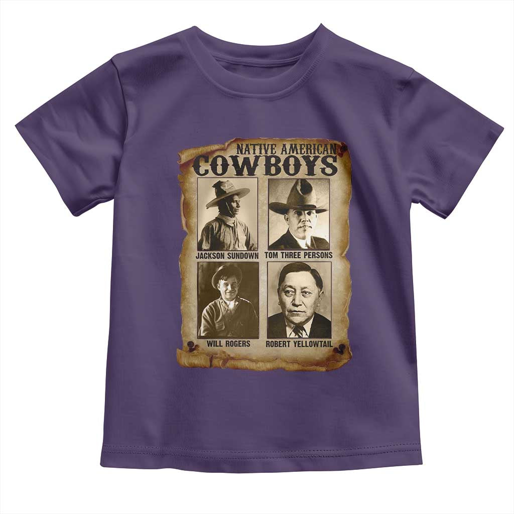 Native American Cowboy Legends Toddler T Shirt Vintage Western Rodeo - Wonder Print Shop