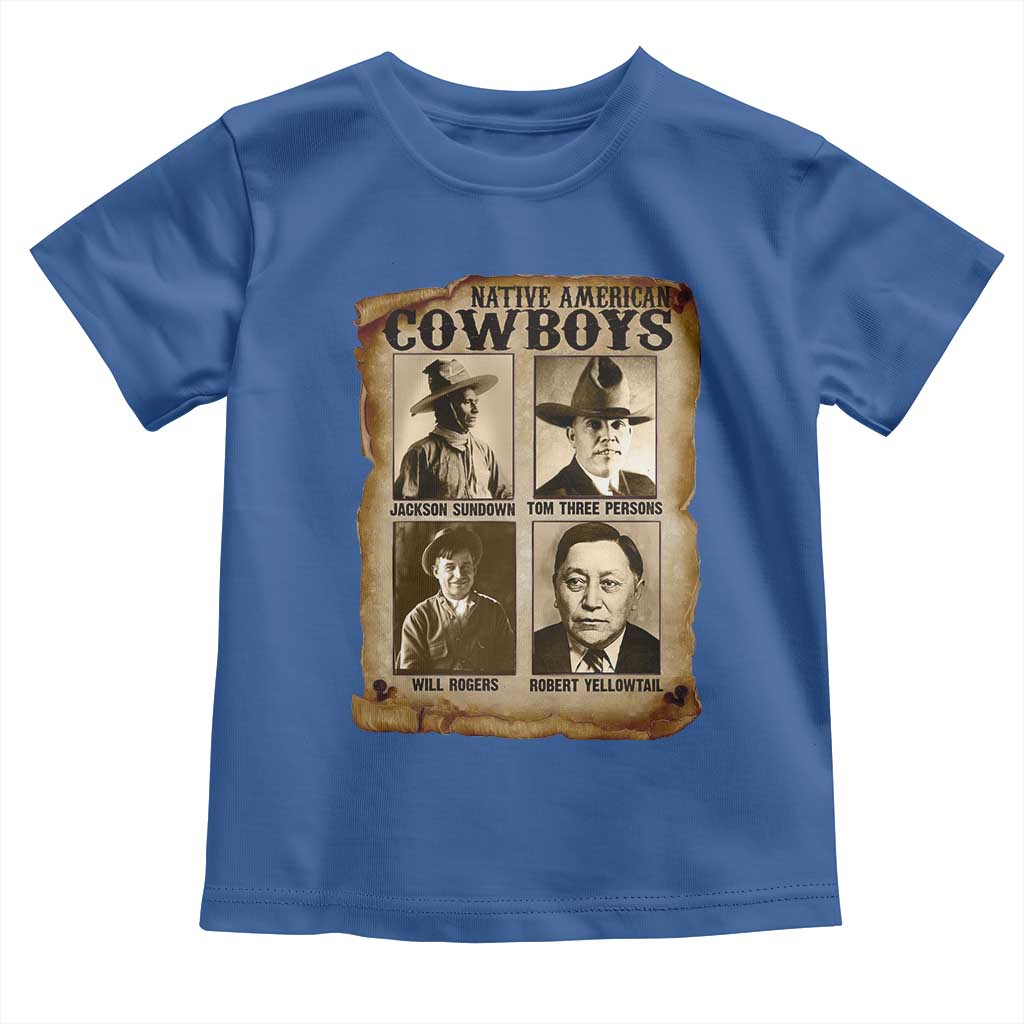 Native American Cowboy Legends Toddler T Shirt Vintage Western Rodeo - Wonder Print Shop