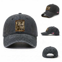 Native American Cowboy Legends Washed Cotton Baseball Cap Vintage Western Rodeo