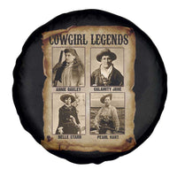 Cowgirl Legends Spare Tire Cover Vintage Legendary American Old West - Wonder Print Shop