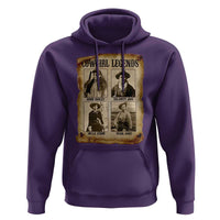 Cowgirl Legends Hoodie Vintage Legendary American Old West - Wonder Print Shop