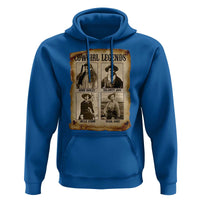 Cowgirl Legends Hoodie Vintage Legendary American Old West - Wonder Print Shop