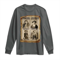 Cowgirl Legends Long Sleeve Shirt Vintage Legendary American Old West - Wonder Print Shop