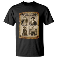 Cowgirl Legends T Shirt Vintage Legendary American Old West - Wonder Print Shop