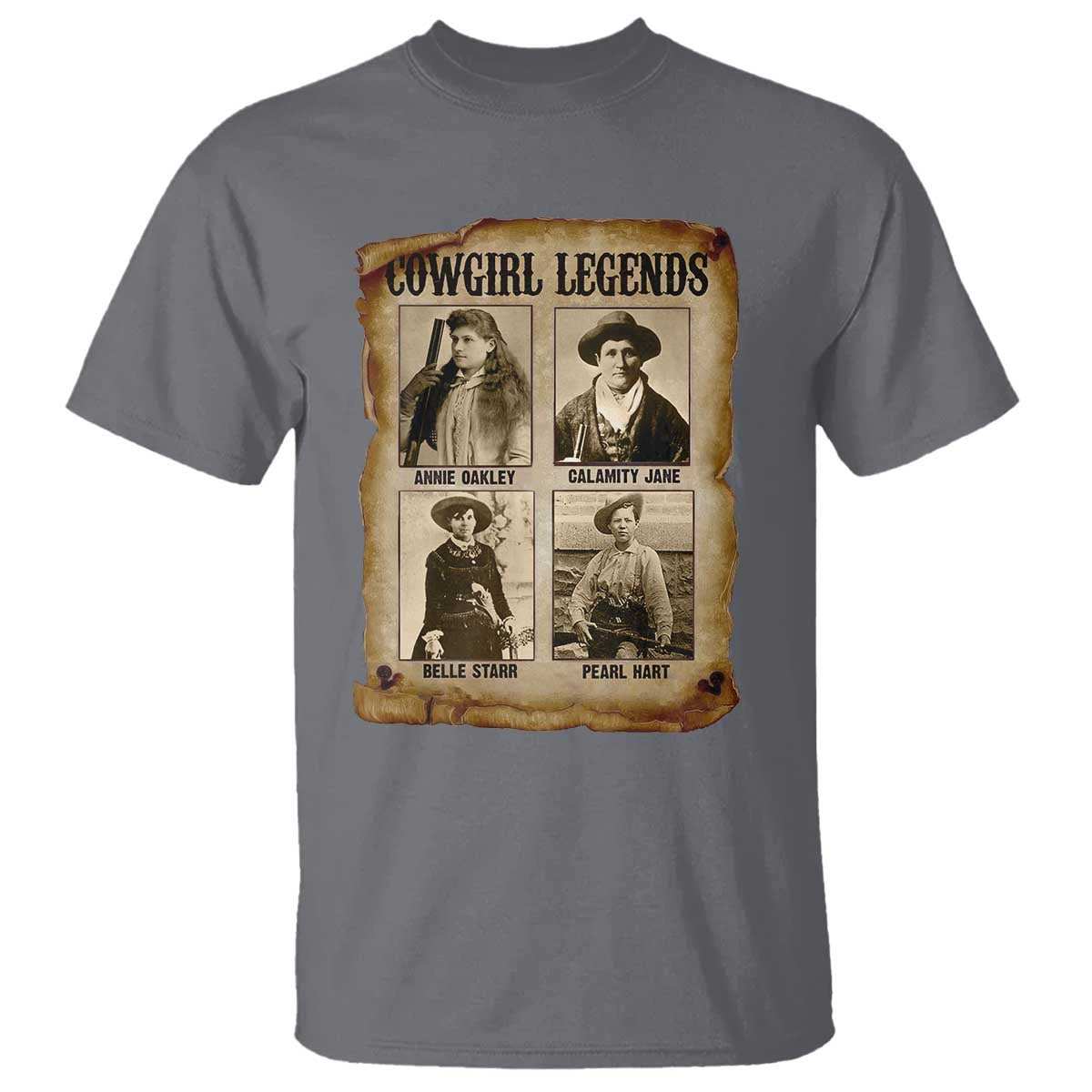 Cowgirl Legends T Shirt Vintage Legendary American Old West - Wonder Print Shop