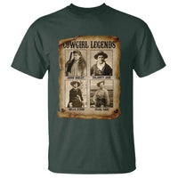Cowgirl Legends T Shirt Vintage Legendary American Old West - Wonder Print Shop