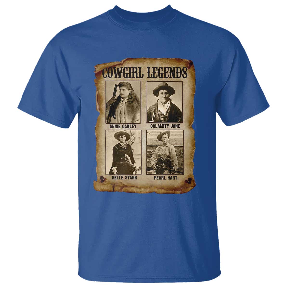 Cowgirl Legends T Shirt Vintage Legendary American Old West - Wonder Print Shop