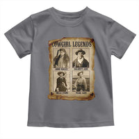 Cowgirl Legends Toddler T Shirt Vintage Legendary American Old West - Wonder Print Shop
