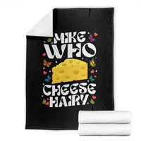 Funny Mike Who Cheese Hairy Throw Blanket Inappropriate Adult Humor - Wonder Print Shop