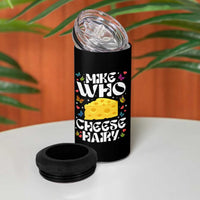 Funny Mike Who Cheese Hairy 4 in 1 Can Cooler Tumbler Inappropriate Adult Humor - Wonder Print Shop