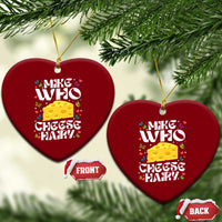 Funny Mike Who Cheese Hairy Ceramic Ornament Inappropriate Adult Humor - Wonder Print Shop