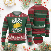 Funny Mike Who Cheese Hairy Ugly Christmas Sweater Inappropriate Adult Humor - Wonder Print Shop