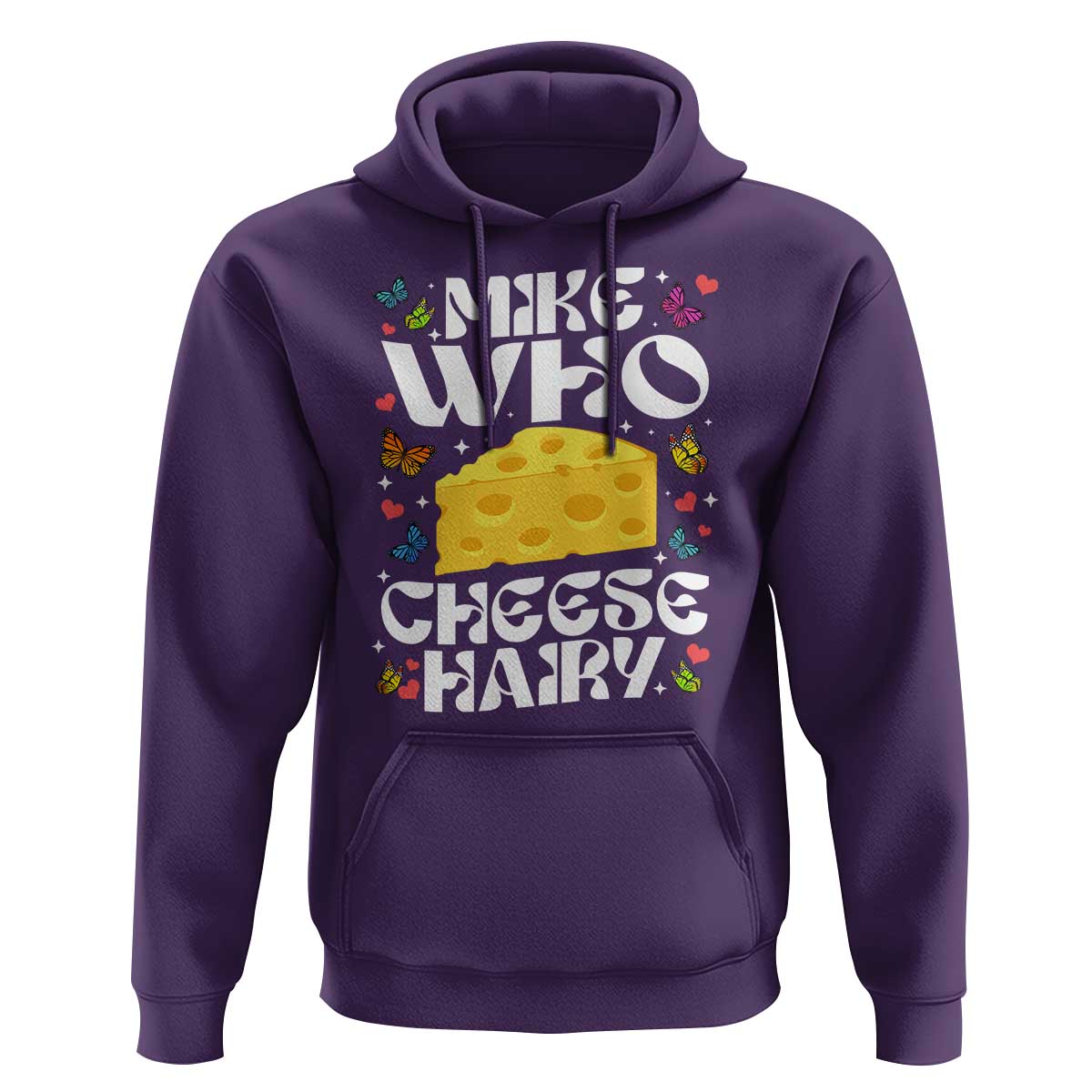 Funny Mike Who Cheese Hairy Hoodie Inappropriate Adult Humor - Wonder Print Shop