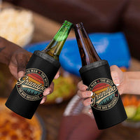 Grandpa The Man The Myth The Bad Influence 4 in 1 Can Cooler Tumbler Retro Forest Father's Day