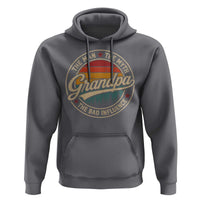 Grandpa The Man The Myth The Bad Influence Hoodie Retro Forest Father's Day