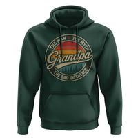 Grandpa The Man The Myth The Bad Influence Hoodie Retro Forest Father's Day