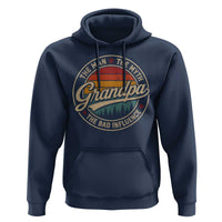 Grandpa The Man The Myth The Bad Influence Hoodie Retro Forest Father's Day