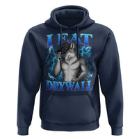 I Eat Drywall Funny Alpha Wolf Hoodie Stupid Brainrot Meme Edging Werewolf Boootleg Graphic