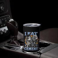 I Eat Cement Funny Alpha Wolf Meme Tumbler Cup Stupid Brainrot Meme Edging Werewolf Boootleg Graphic