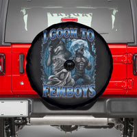 I Goon to Femboys Funny Edging Alpha Wolf Spare Tire Cover Stupid Brainrot Meme