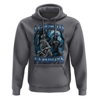 I Goon to Femboys Funny Edging Alpha Wolf Hoodie Stupid Brainrot Meme