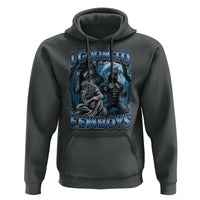 I Goon to Femboys Funny Edging Alpha Wolf Hoodie Stupid Brainrot Meme