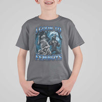 I Goon to Femboys Funny Edging Alpha Wolf T Shirt For Kid Stupid Brainrot Meme