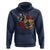 Funny Halloween Hoodie I Love Bad Guys Scary Murderer Horror Skeleton Pumpkin Heart Rose - Wonder Print Shop