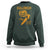Funny Halloween Sweatshirt A Real Man Will Chase After You Pumpkin Knife Murderer - Wonder Print Shop