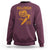 Funny Halloween Sweatshirt A Real Man Will Chase After You Pumpkin Knife Murderer - Wonder Print Shop