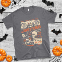 Halloween T Shirt Vintage Horror Movies Poster Skull Witch Grave Zombie - Wonder Print Shop