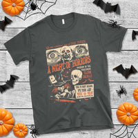Halloween T Shirt Vintage Horror Movies Poster Skull Witch Grave Zombie - Wonder Print Shop