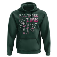 Funny Halloween Ballet Hoodie Boo Three Time Bourree Skeleton Dancer Bat - Wonder Print Shop