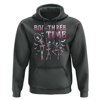 Funny Halloween Ballet Hoodie Boo Three Time Bourree Skeleton Dancer Bat - Wonder Print Shop