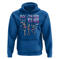 Funny Halloween Ballet Hoodie Boo Three Time Bourree Skeleton Dancer Bat - Wonder Print Shop