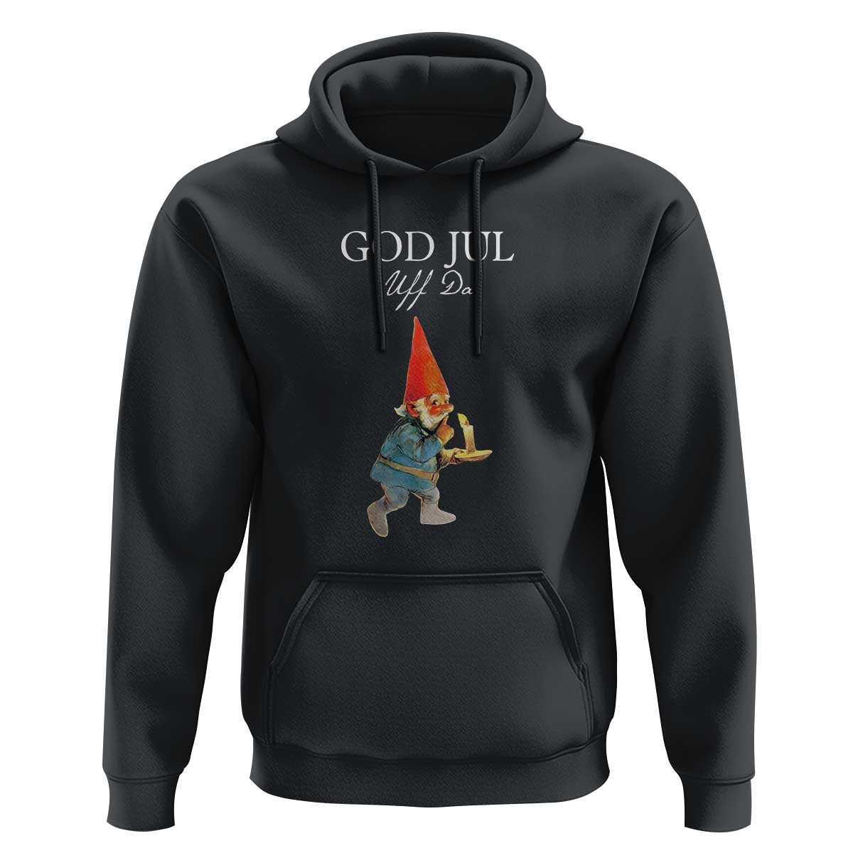 Funny Yule Tomte Hoodie God Jul Uff Da Swedish Christmas Gnome