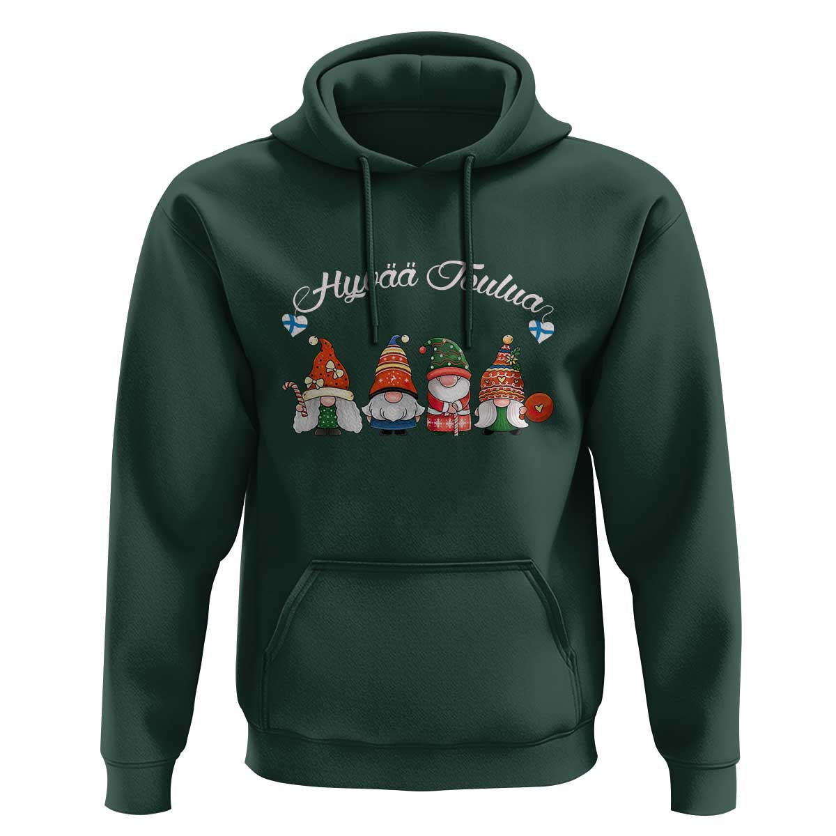 Hyvää Joulua Hoodie Finland Christmas Gnome Korsnäs Sweater