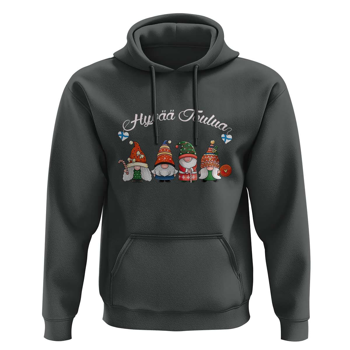 Hyvää Joulua Hoodie Finland Christmas Gnome Korsnäs Sweater