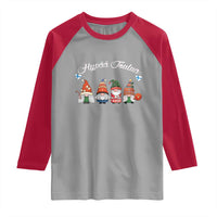 Hyvaa Joulua Raglan Shirt Finland Christmas Gnome Korsnäs Sweater - Wonder Print Shop