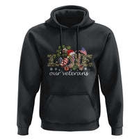 Love Our Veterans Hoodie Veterans Day Proud Military American Flag